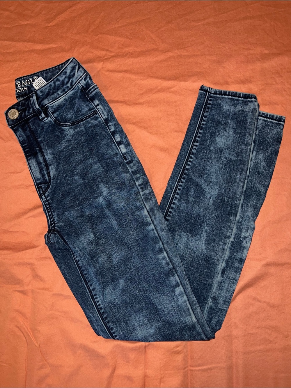 American eagle acid washed sky high jegging